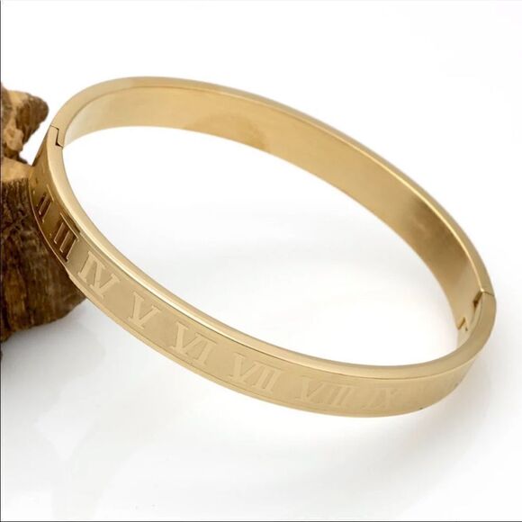 NEW 3 Piece Royal Roman Bracelet Bangle Cuff Set - Picture 11 of 16